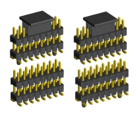 2.54mm Pin Header Double Rows Double Insulator SMD Type.